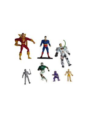 Random Display Toy Figures Flash Superman Others Vintage